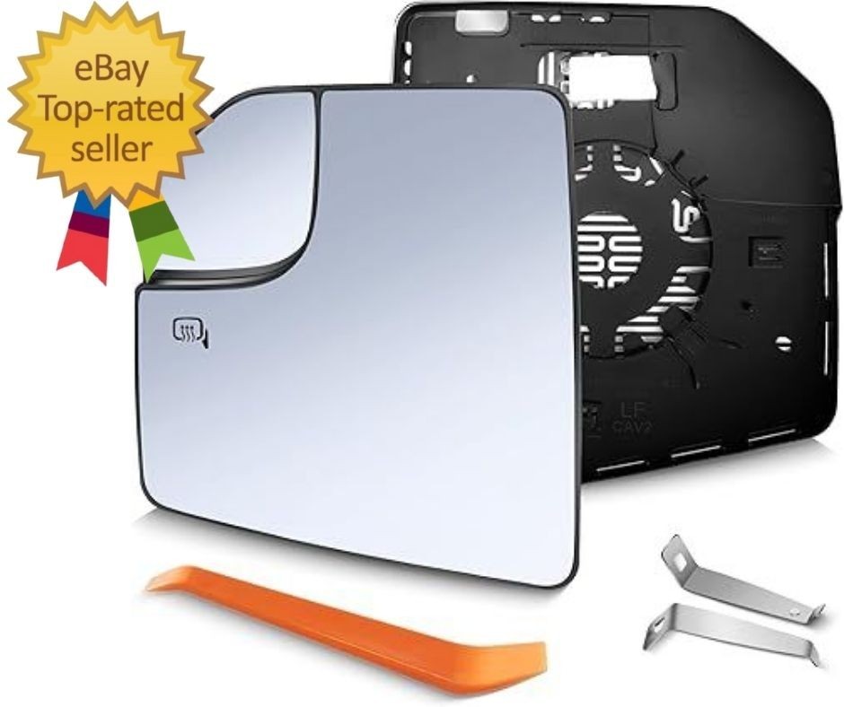Compatible with Ford F150 Driver Side Mirror Glass 2015 2016 2017 2018 2019 2020