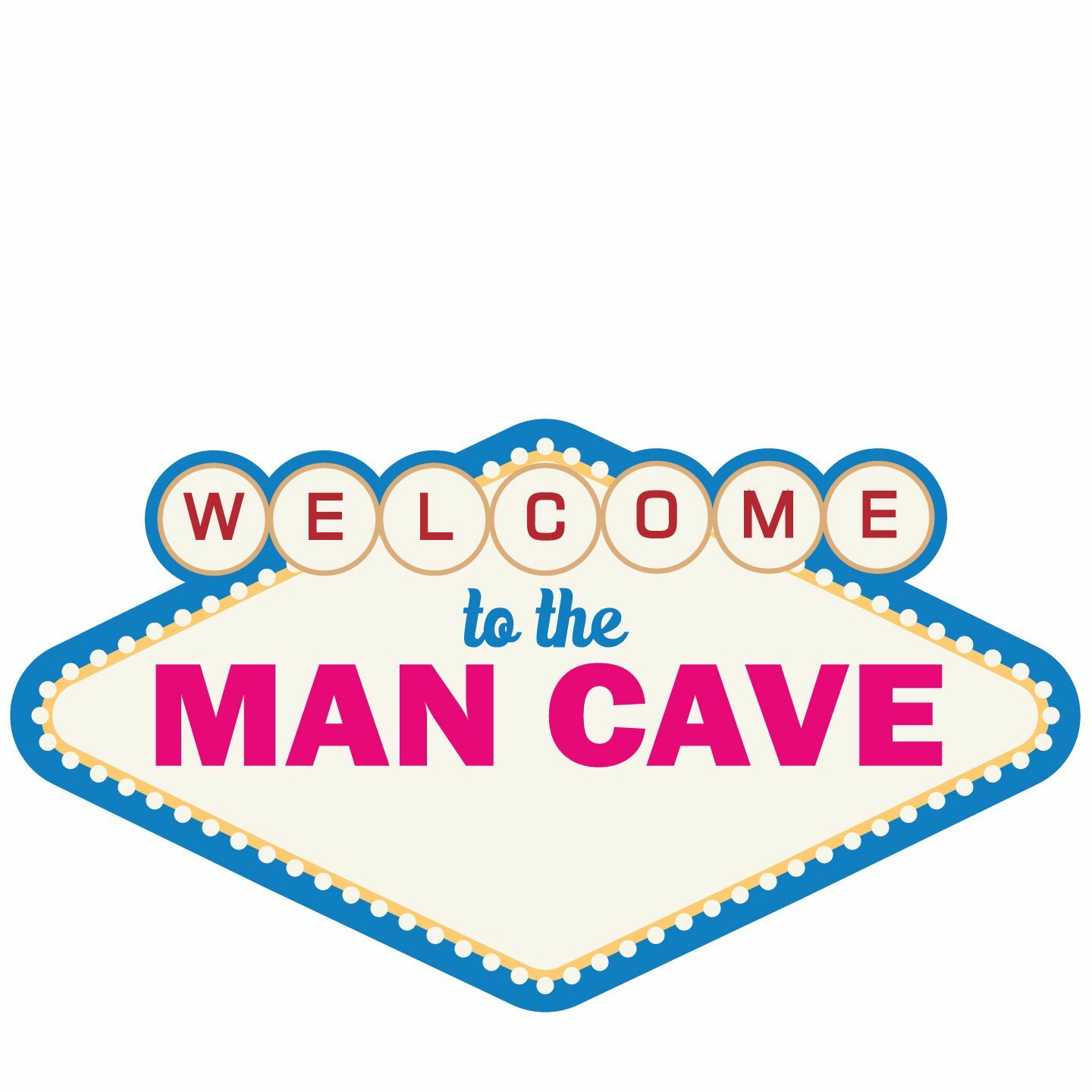 Home Bed Room Living Room Welcome To The Man Cave Quotes Wall Art Decal Design