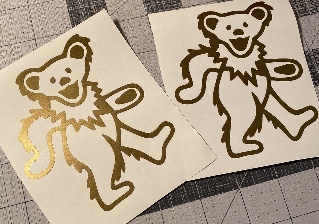 Vinyl Decal for Window – Grateful Dead, Dancing Bear