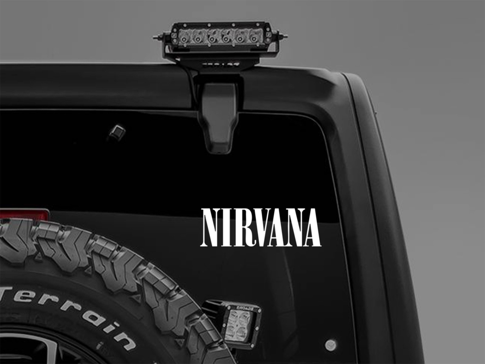 Nirvana Band Sticker Decal Car ATV Racing Bike