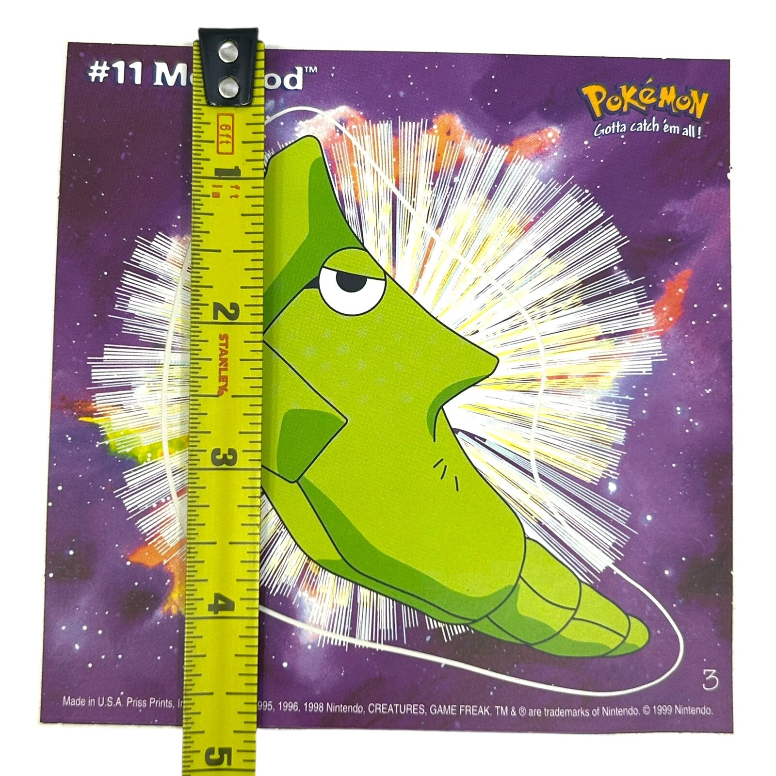 Pokemon Collect ’em Stick-Ups Metapod #11 Large 4” Sticker Priss Prints