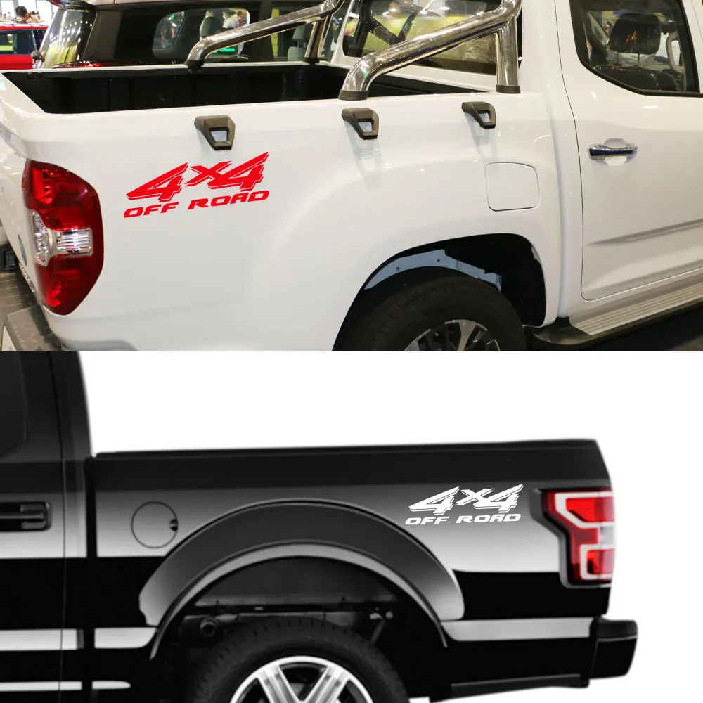 Aftermarket 4×4 Off-Road Rear Trunk Side Decal for Ford F-Series F-150 / F-250 /