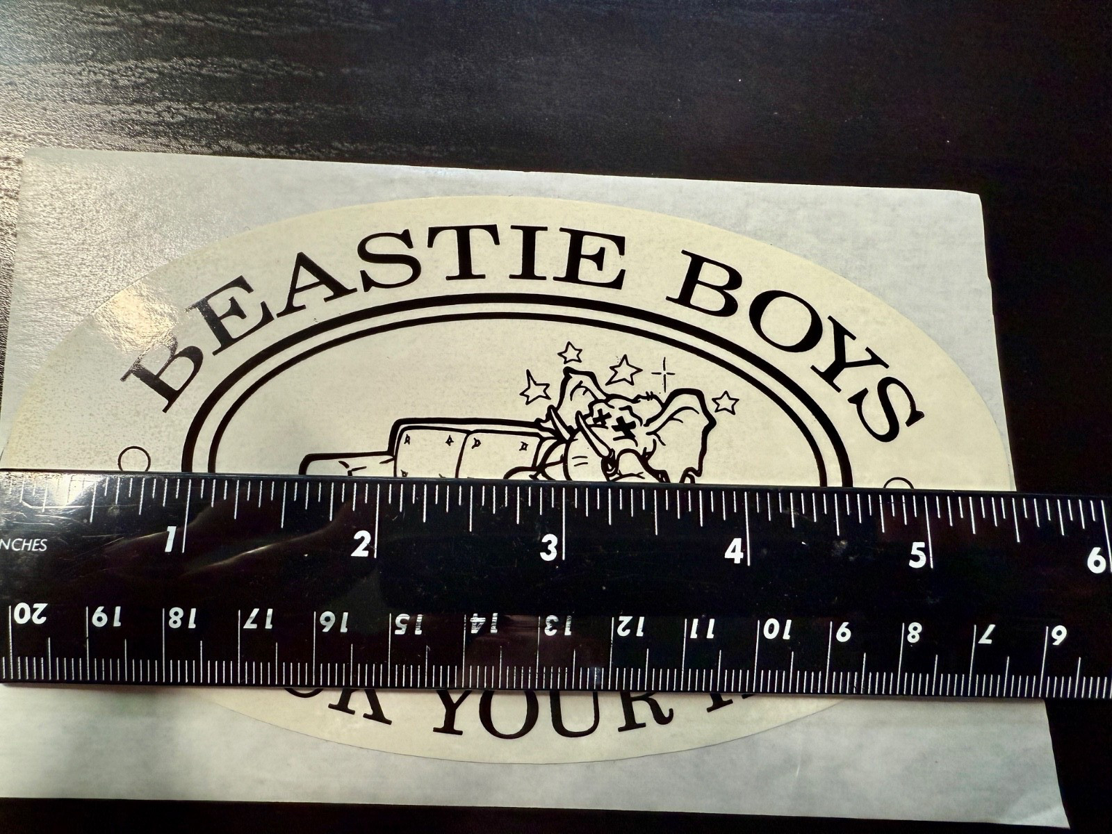 Beastie Boys "Check Your Head" Sticker Given Out @ Release Party In 1992