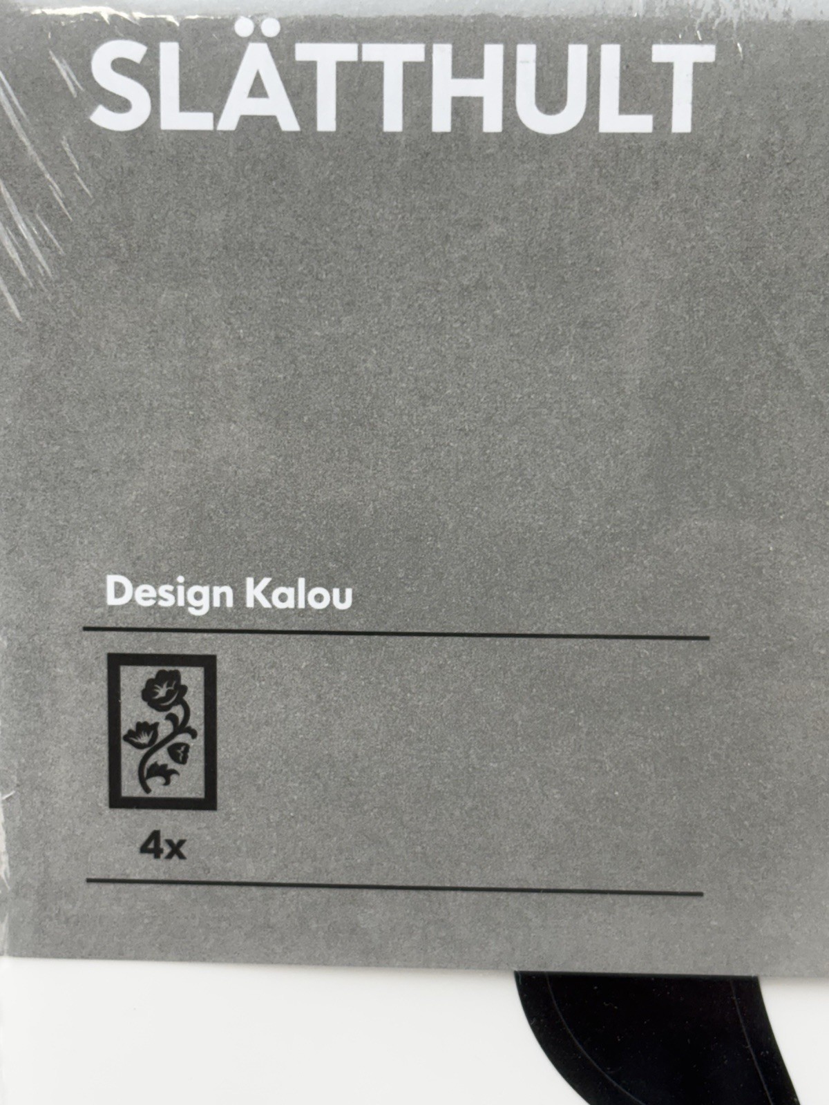 New IKEA Slatthult Black Floral Blossom Wall Stickers Kalou 2006 Decal France