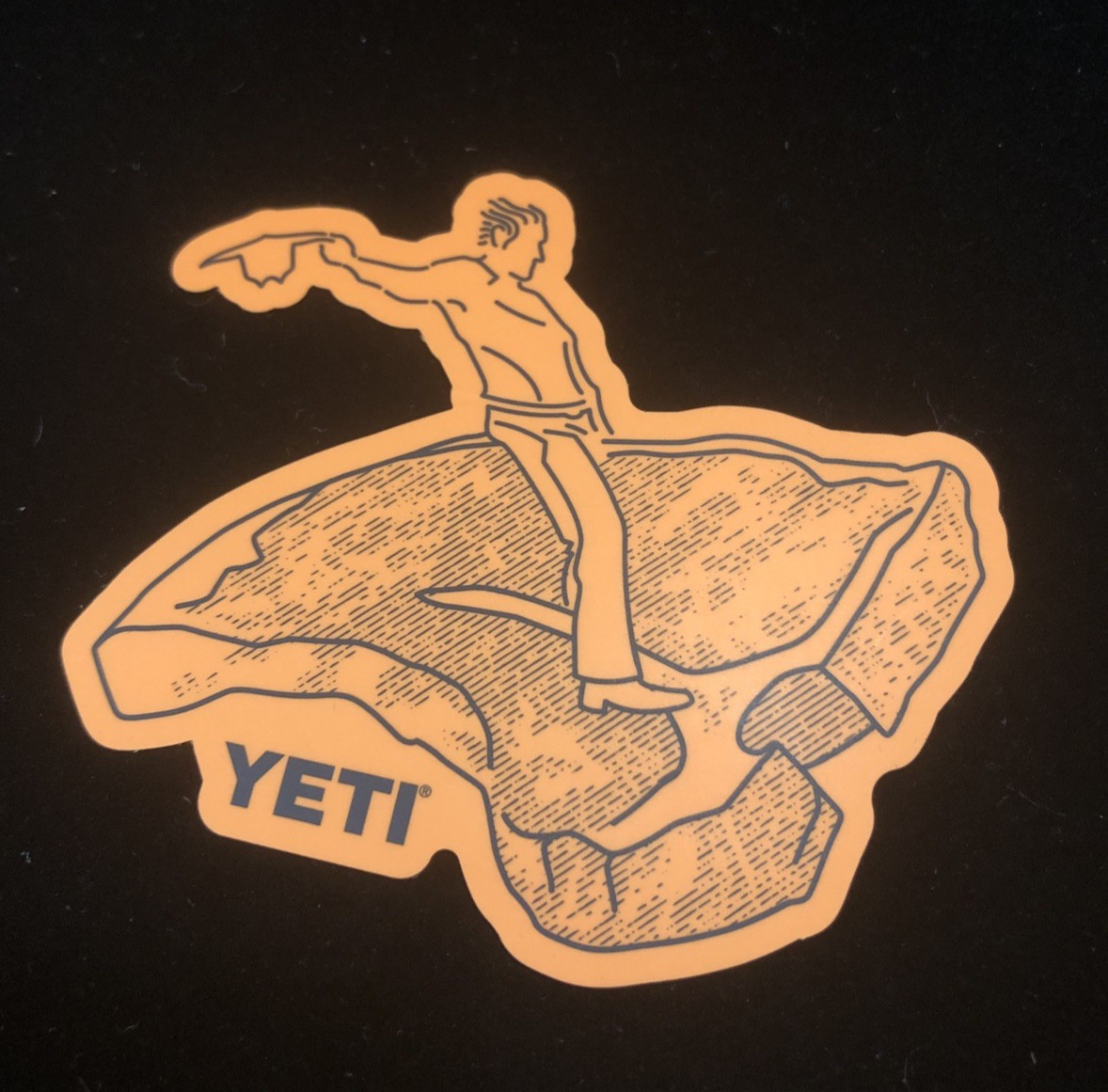 Rare Yeti Steak and Cowboy Sticker