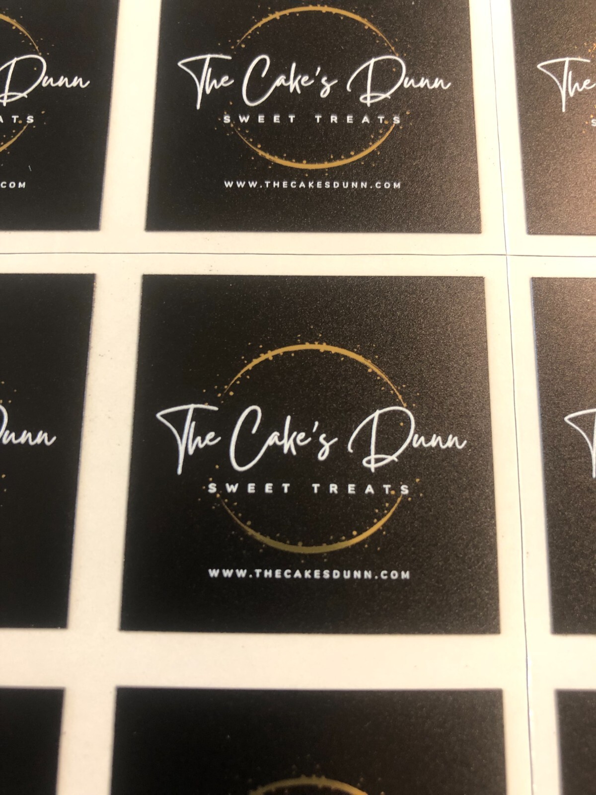 Custom Metallic Gold stickers logo Gold Foil stickers waterproof Gold labels