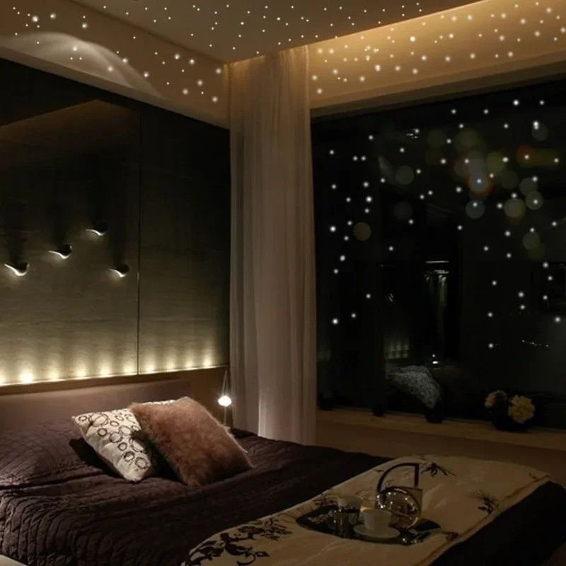 Luminous Glow in Dark Wall Stickers Stars Vinyl Wall Decor Kids Room Set