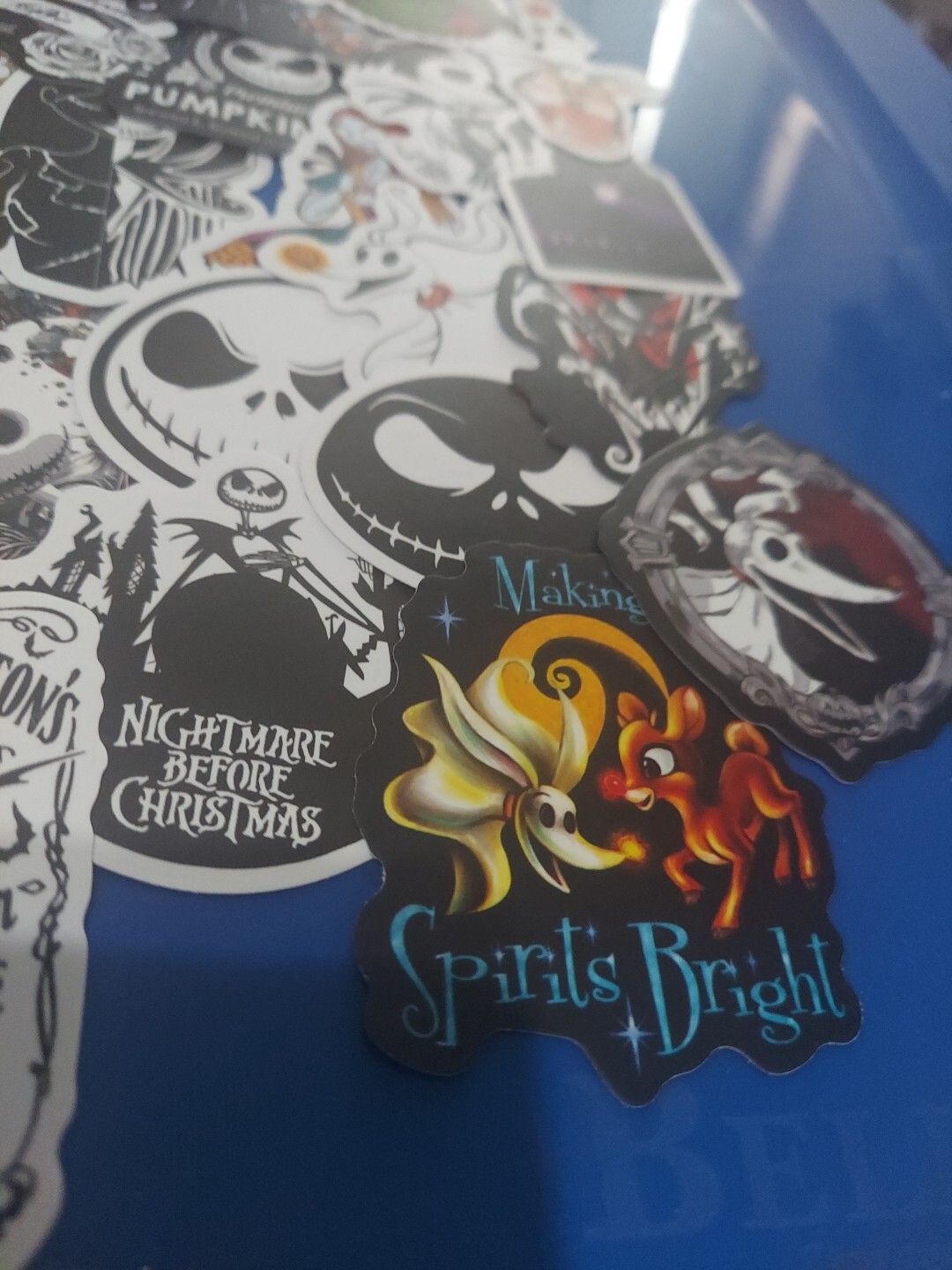 Nightmare Before Christmas Stickers Gothic Jack Skellington Sally Vinyl Stickers