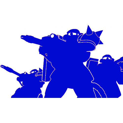 Gundam MS-06 Zaku II Decal Sticker for Car Window SUV Wall Decor Laptop Macbook