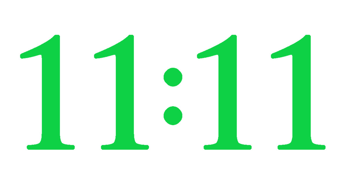 11:11 ANGEL NUMBER, NUMEROLOGY, Decal Stickers for Cars, Window, Laptop, Tablet.