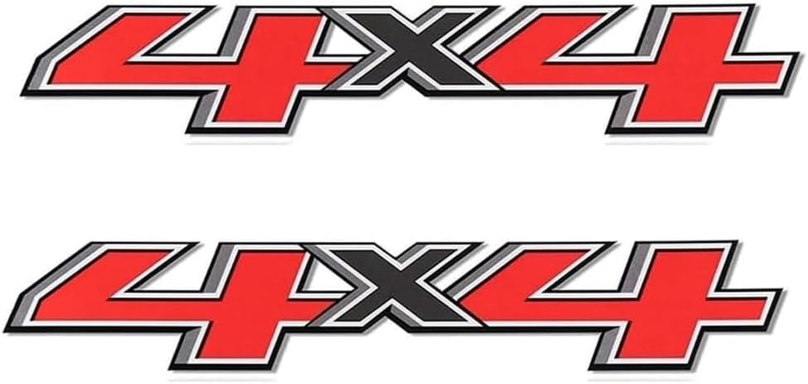Set of 2 PCS 4X4 Decals Stickers Compatible with 2014-2018 Chevy Silverado Sierr