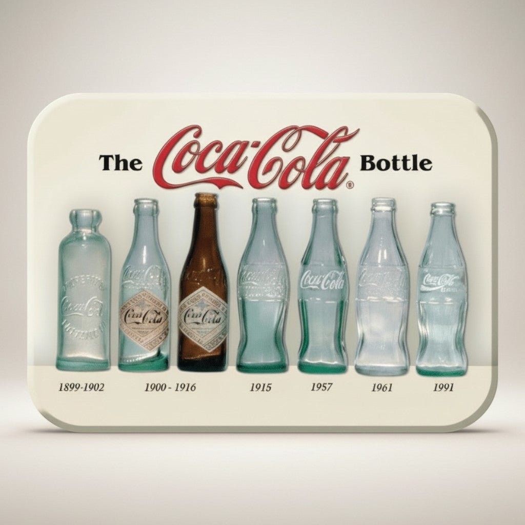 Coca-Cola Bottle History Magnet