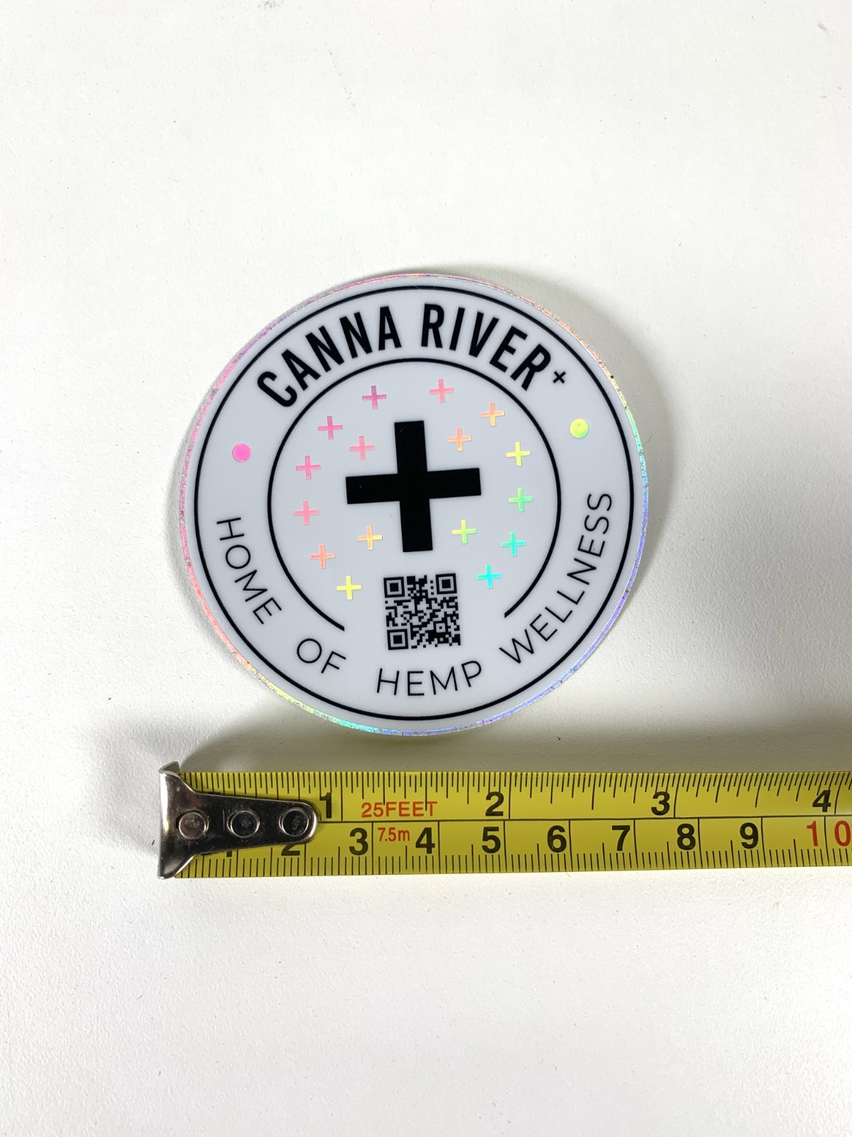Lot of 11 Holographic Hemp Wellness Stickers Hippie Psychedelic Vibe Canna River