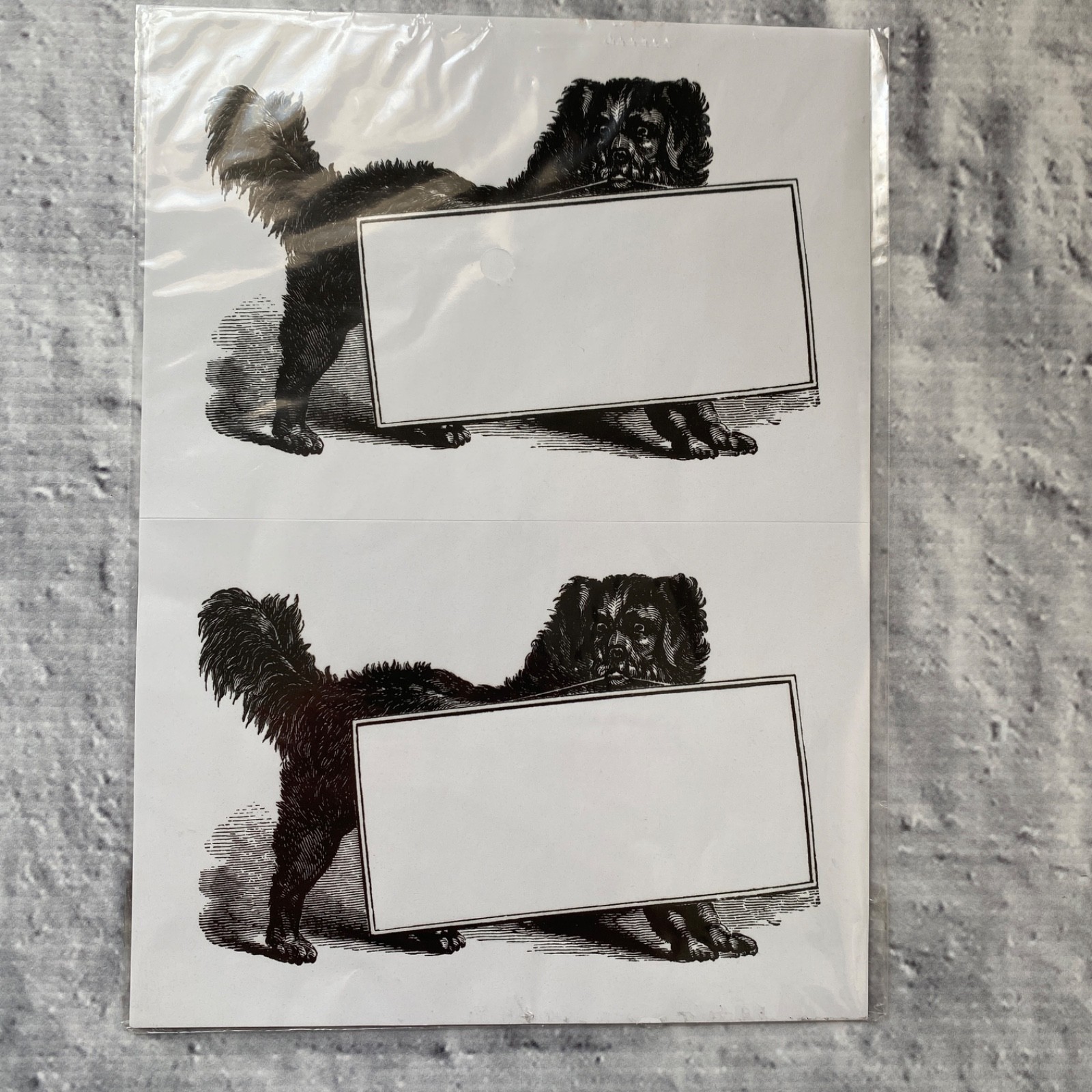 IKEA Stickers HISTORISK Dog Bat Horse Victorian Vintage Style 10 stickers total