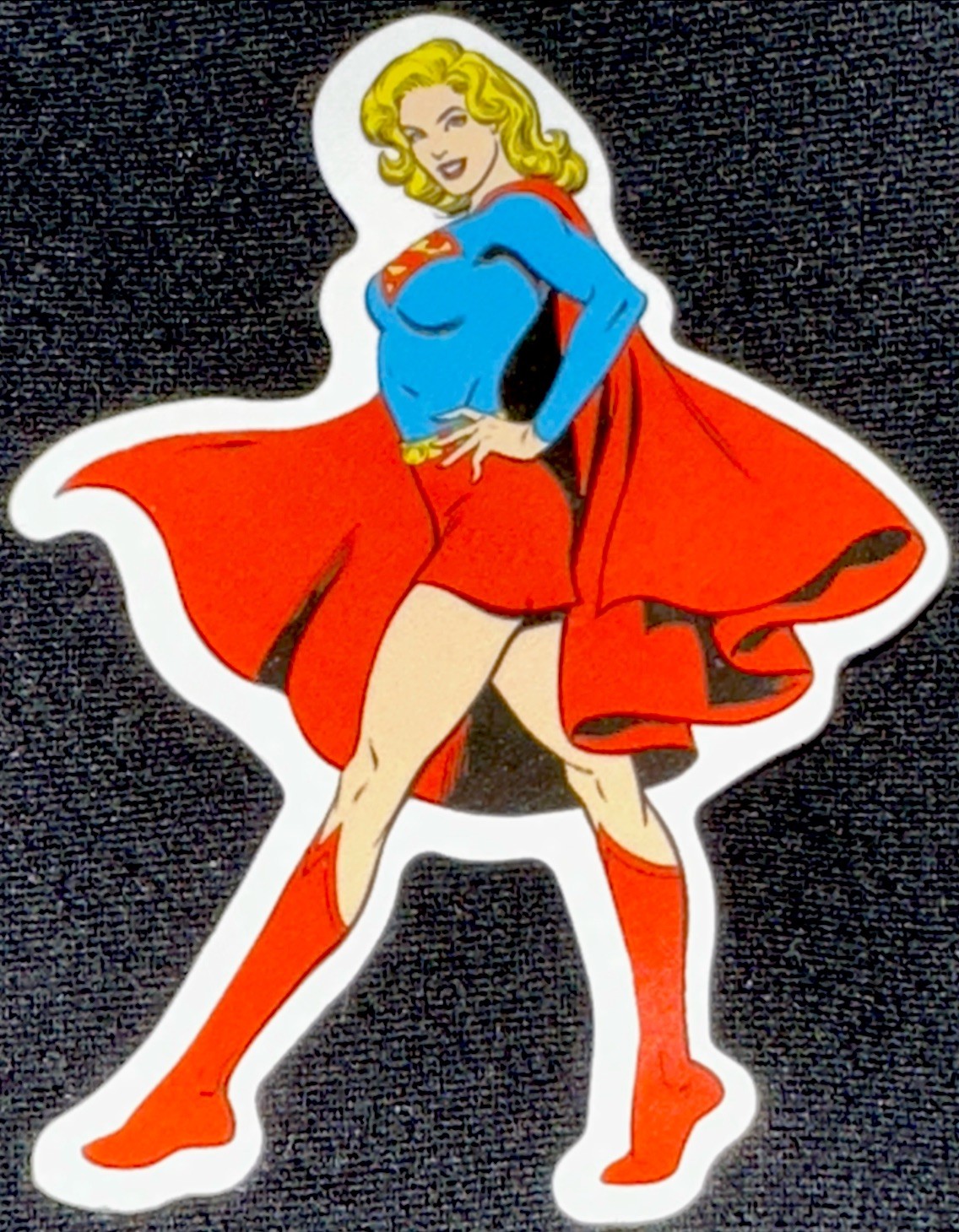 SUPERGIRL STICKER✨💋❤️‍🔥💋✨3” X 2 1/4”✨GLOSSY✨SEXY & CUTE✨SUPER COOL✨💫