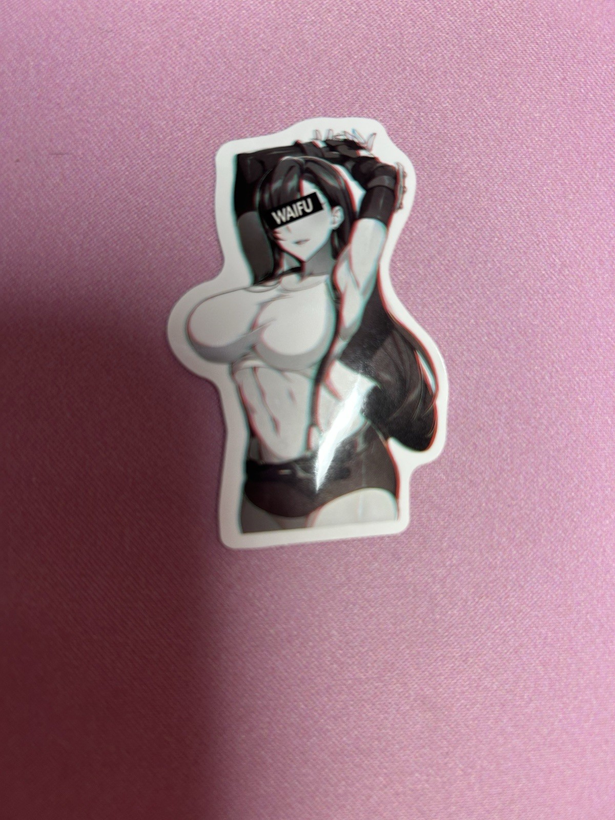 black and white waifu lewd stickers #2