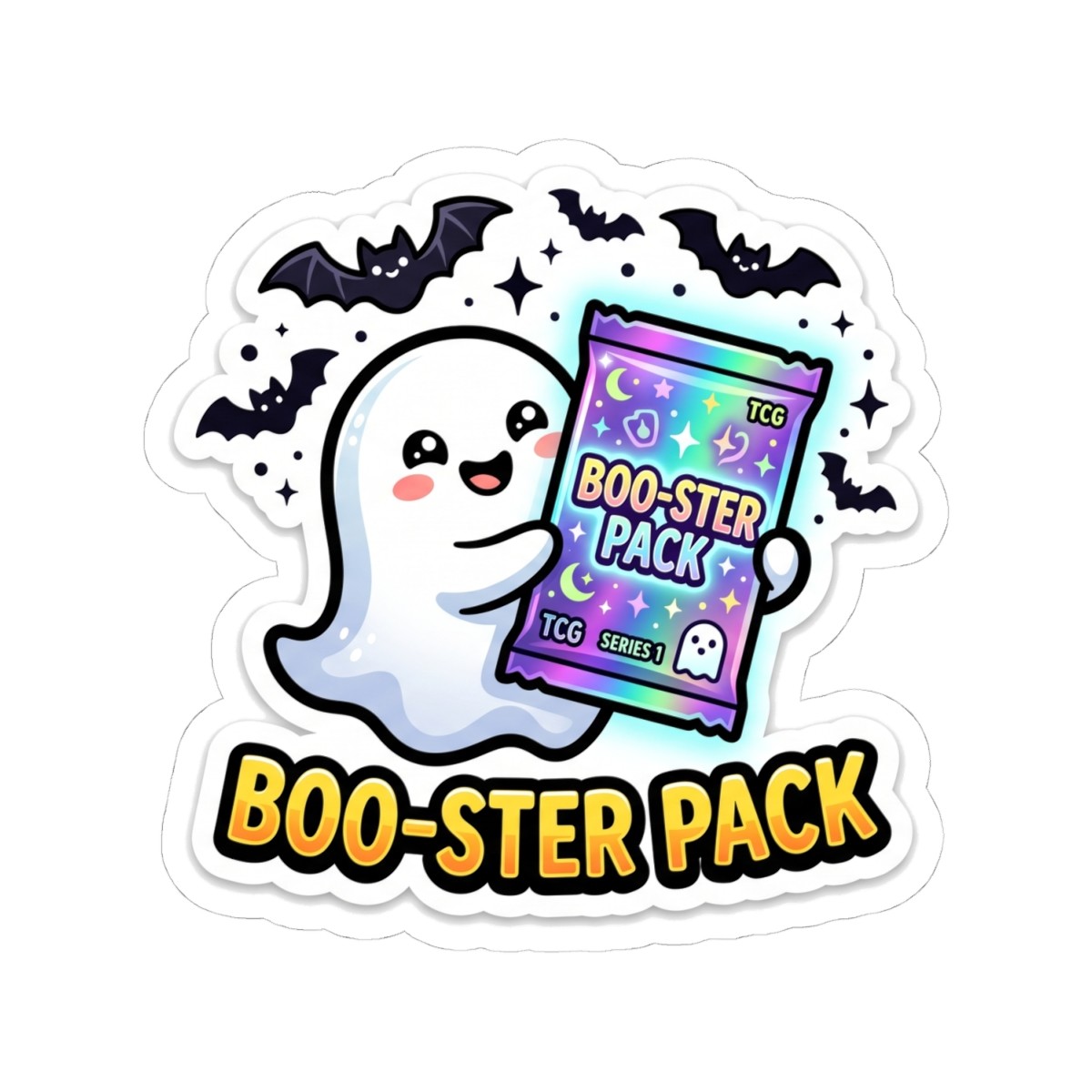 Boo-Ster Pack Halloween Tabletop RPG D20 Dice Gamer Sticker