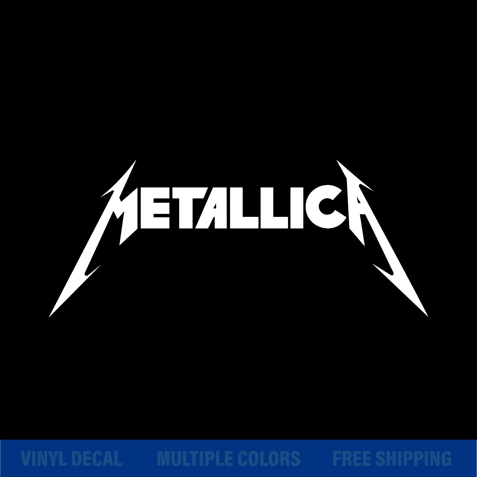 Metallica Logo Vinyl Decal Sticker | Band Logo | Multi-Colors & Free Shipping