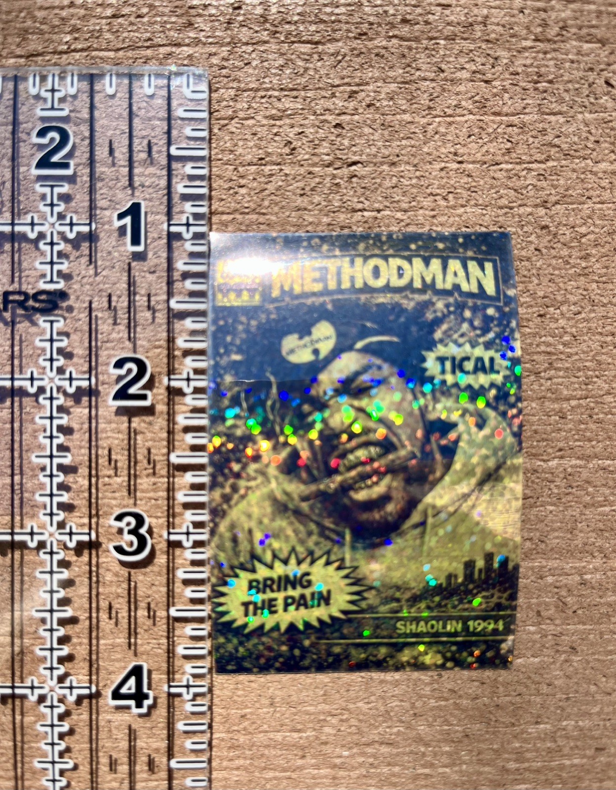 Method Man Wu-Tang Clan Sticker Glitter