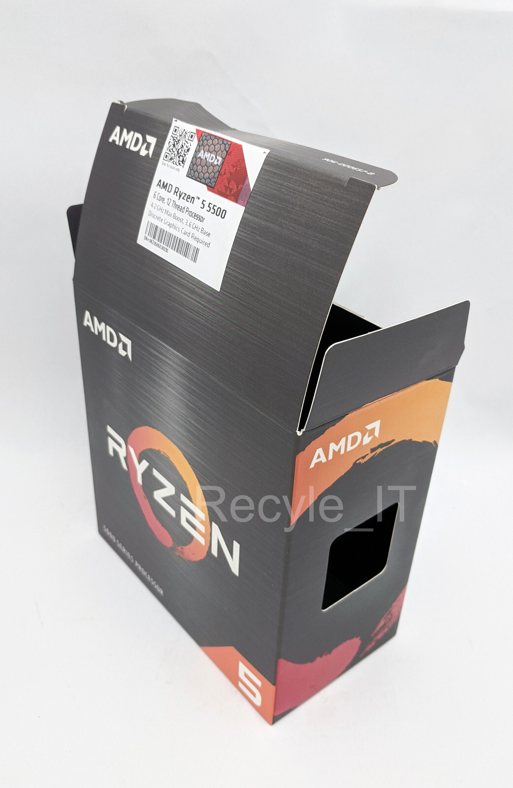 NEW Box ONLY-NO CPU Genuine AMD RYZEN 5 5500 6-Core CPU Retail Product