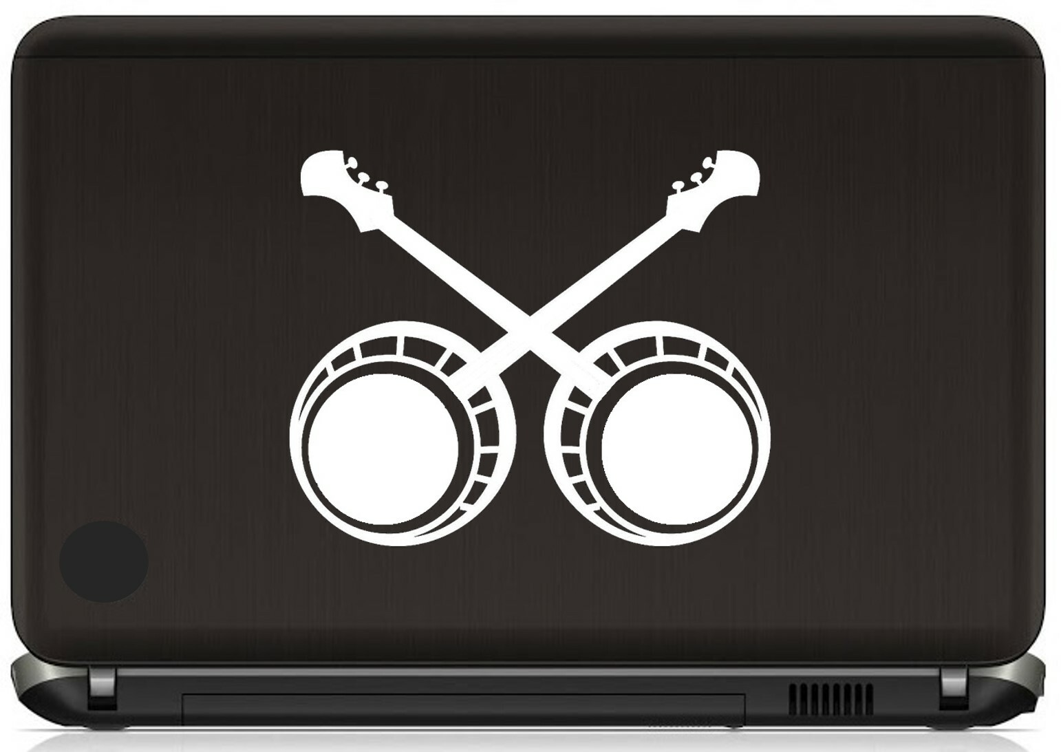 Bluegrass Banjo Decal Sticker for Car Window Picking & Grinning 5 String Scruggs