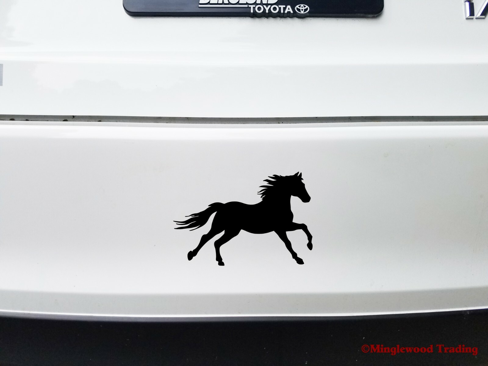 Horse Vinyl Decal V2 | Running Farm Mane Tail Equestrian Riding Die Cut Sticker