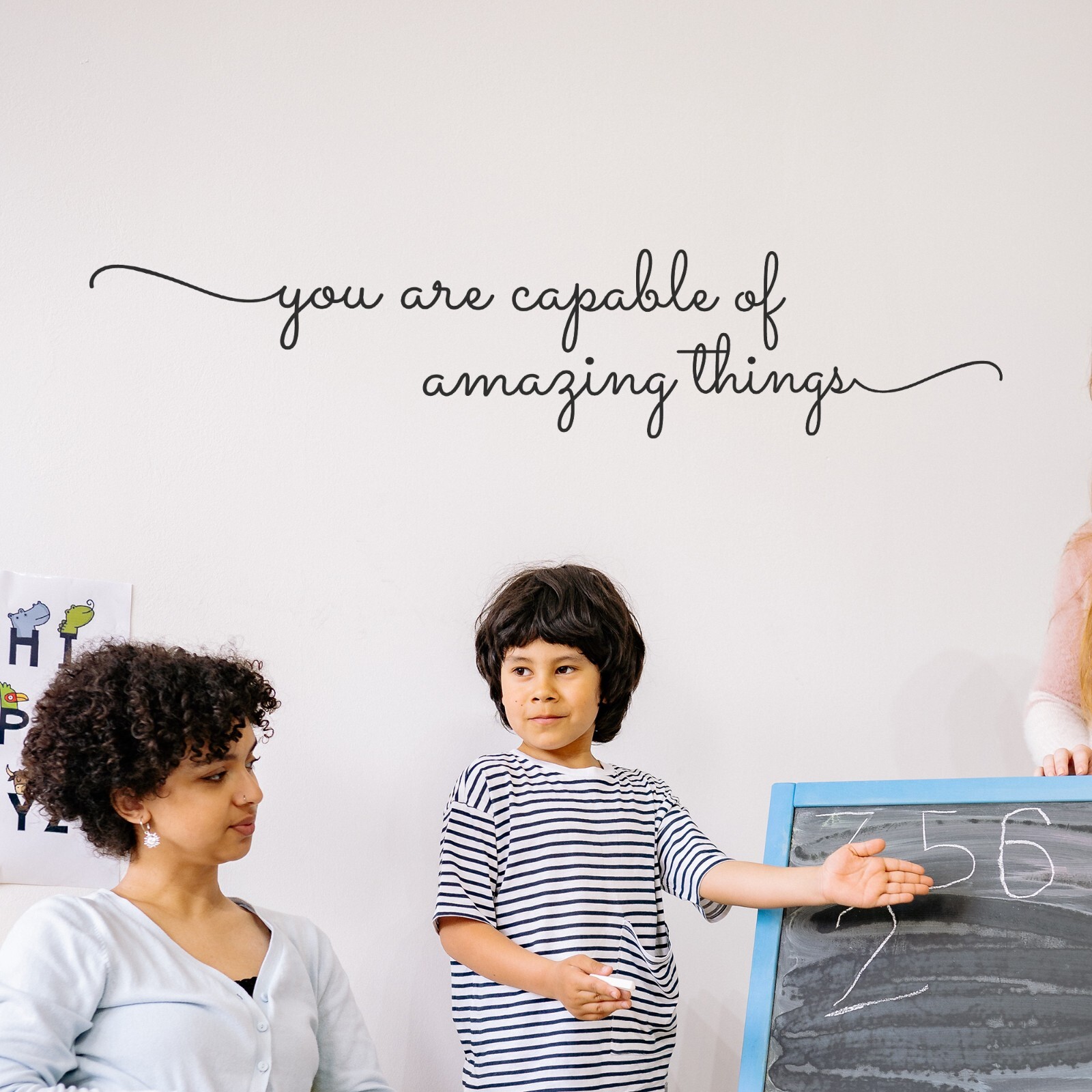 You are Capable Motivational Wall Decal Sticker Quote Vinyl Art Home Classroom