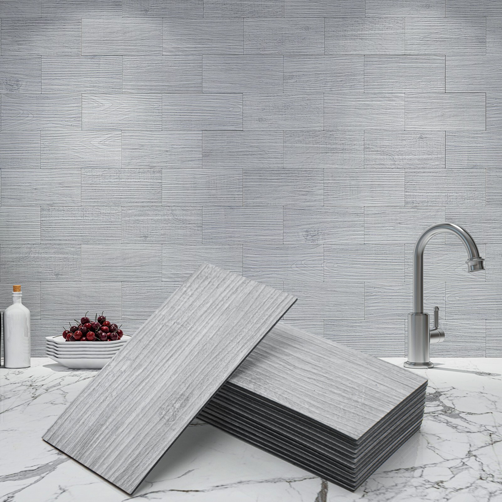 Art3d Peel and Stick Tile Backsplash for Kitchen Bathroom