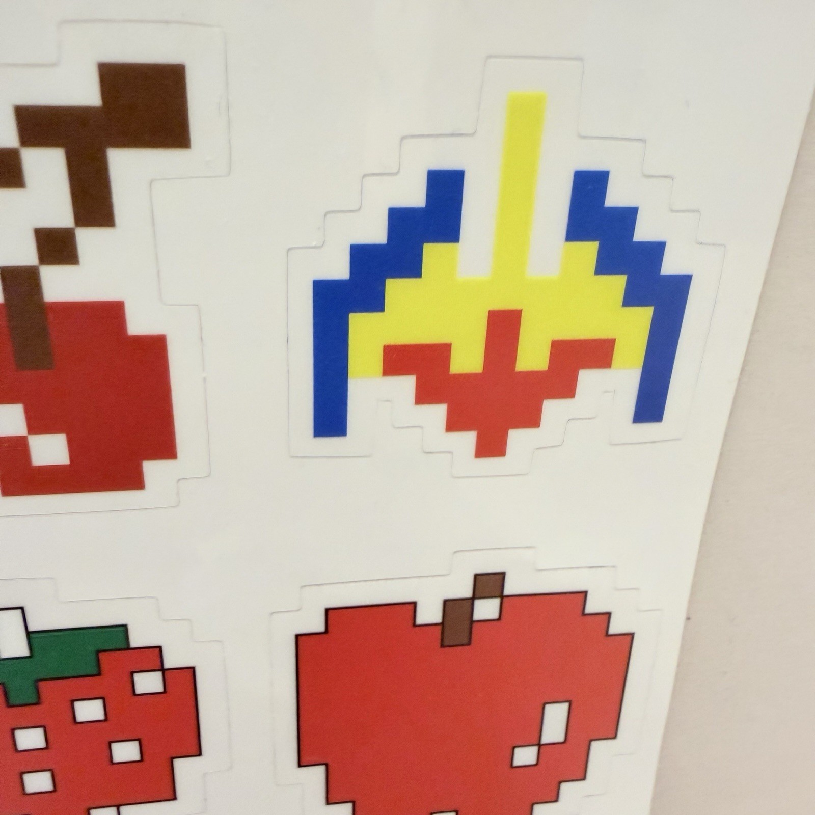 Vintage Pac man Stickers Arcade Pixel Assorted Sticker Video Games Pacman Retro