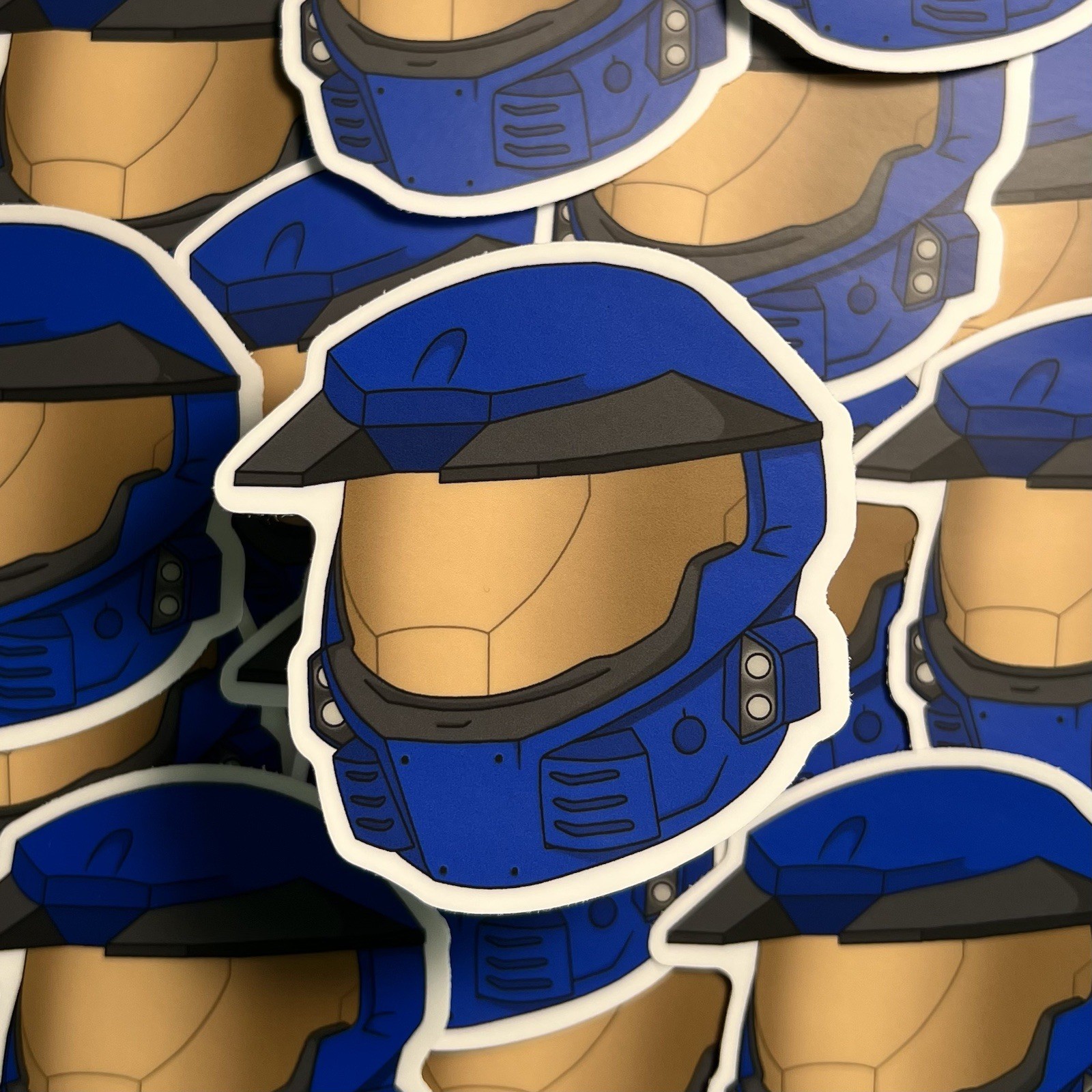 Red vs Blue Caboose Helmet Sticker – Halo