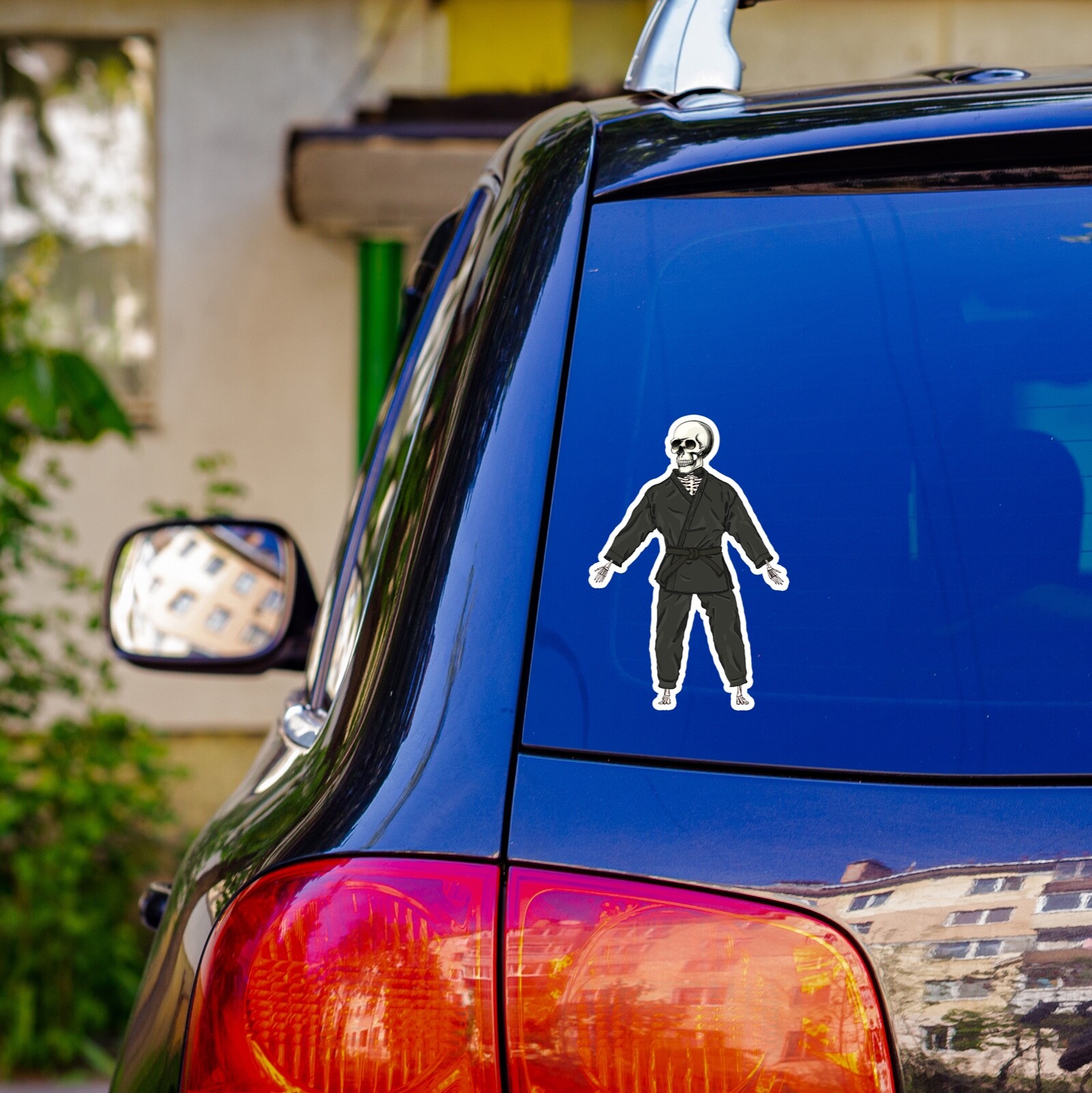 Death Brazilian Jiu Jitsu Sticker Black Belt Auto Car Bumper Decal BJJ MMA Gi