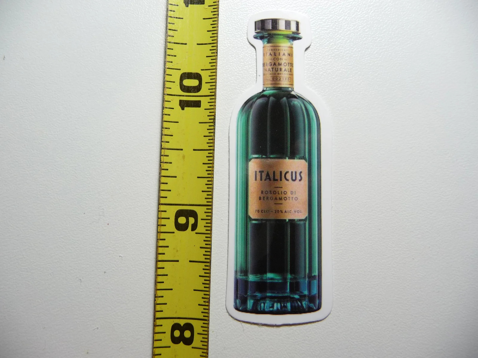 ITALICUS LIQUEUR BOTTLE SMALL STICKER DECAL BAR DECORATION ALCOHOL FUN PARTY