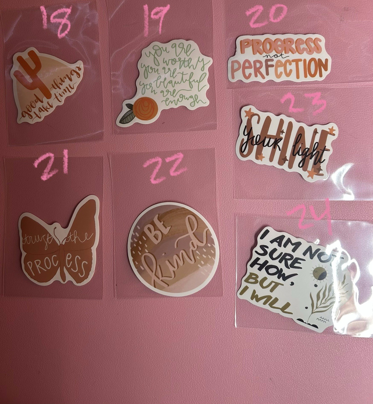 Mental health Inspirational Quote Stickers