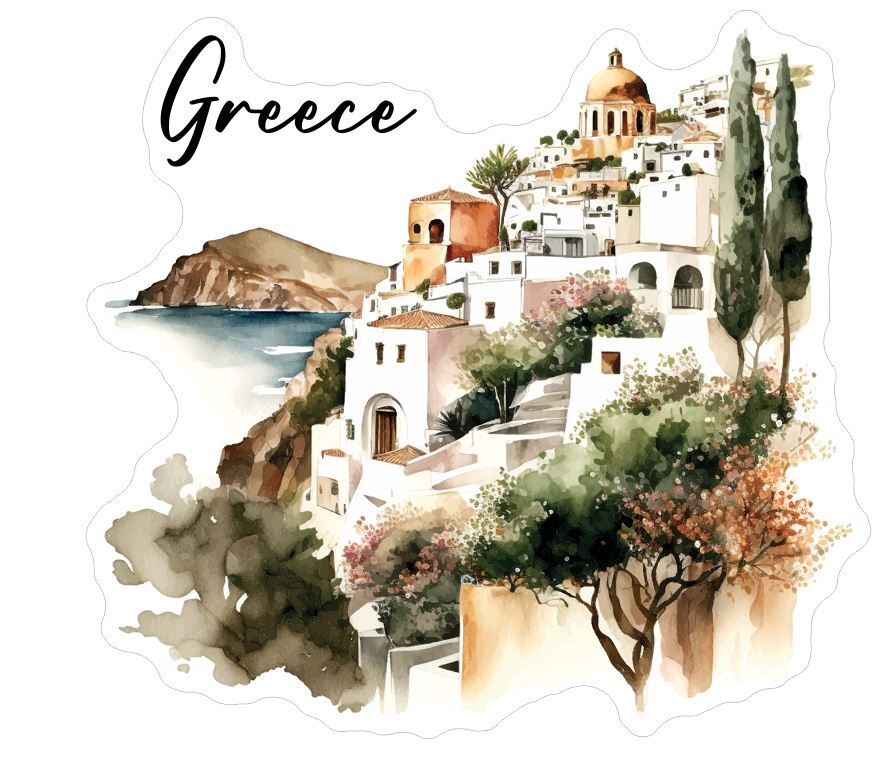 Greece Sticker Decal A490