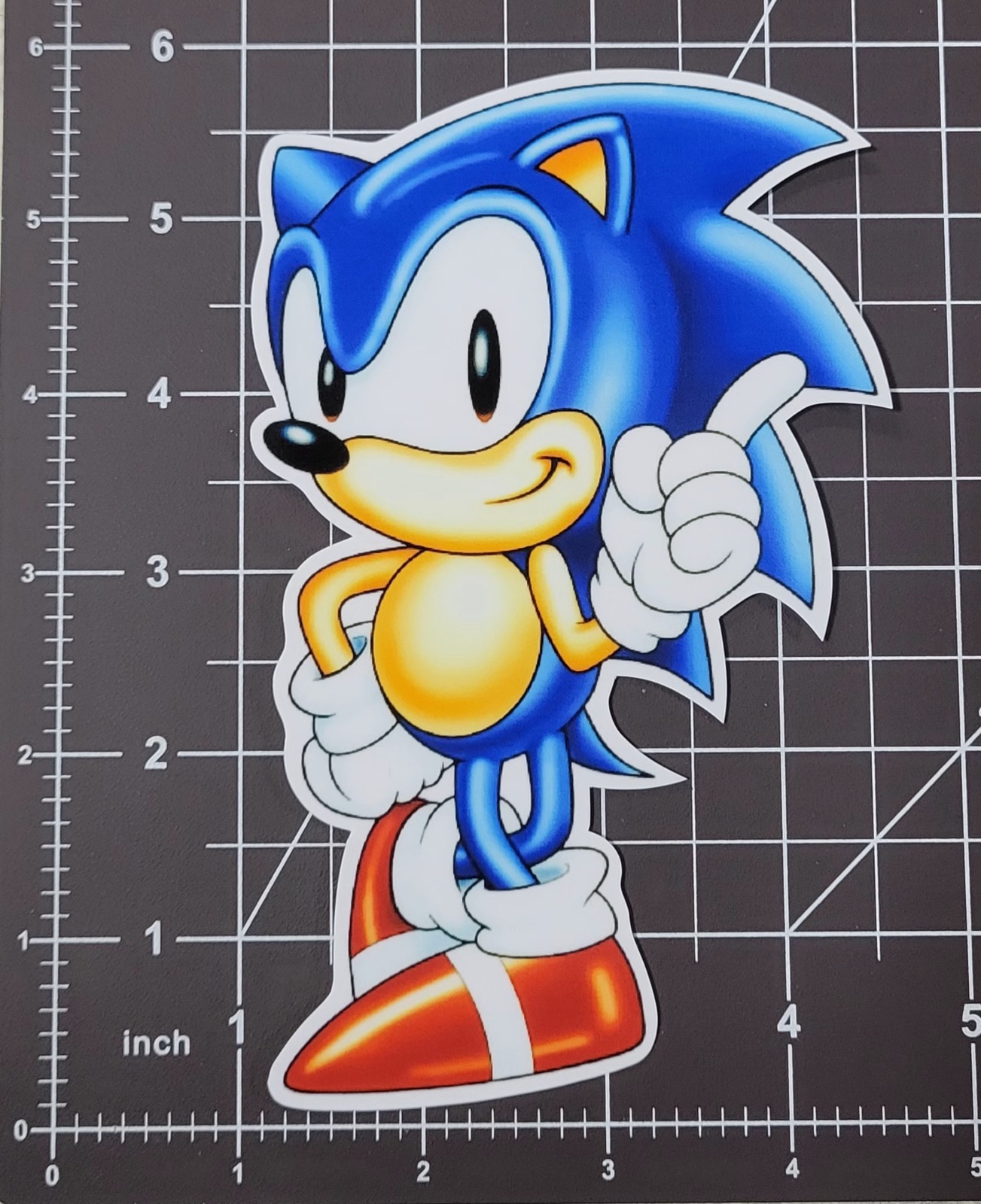 Sonic The Hedgehog Sonic V1 Sticker 6"