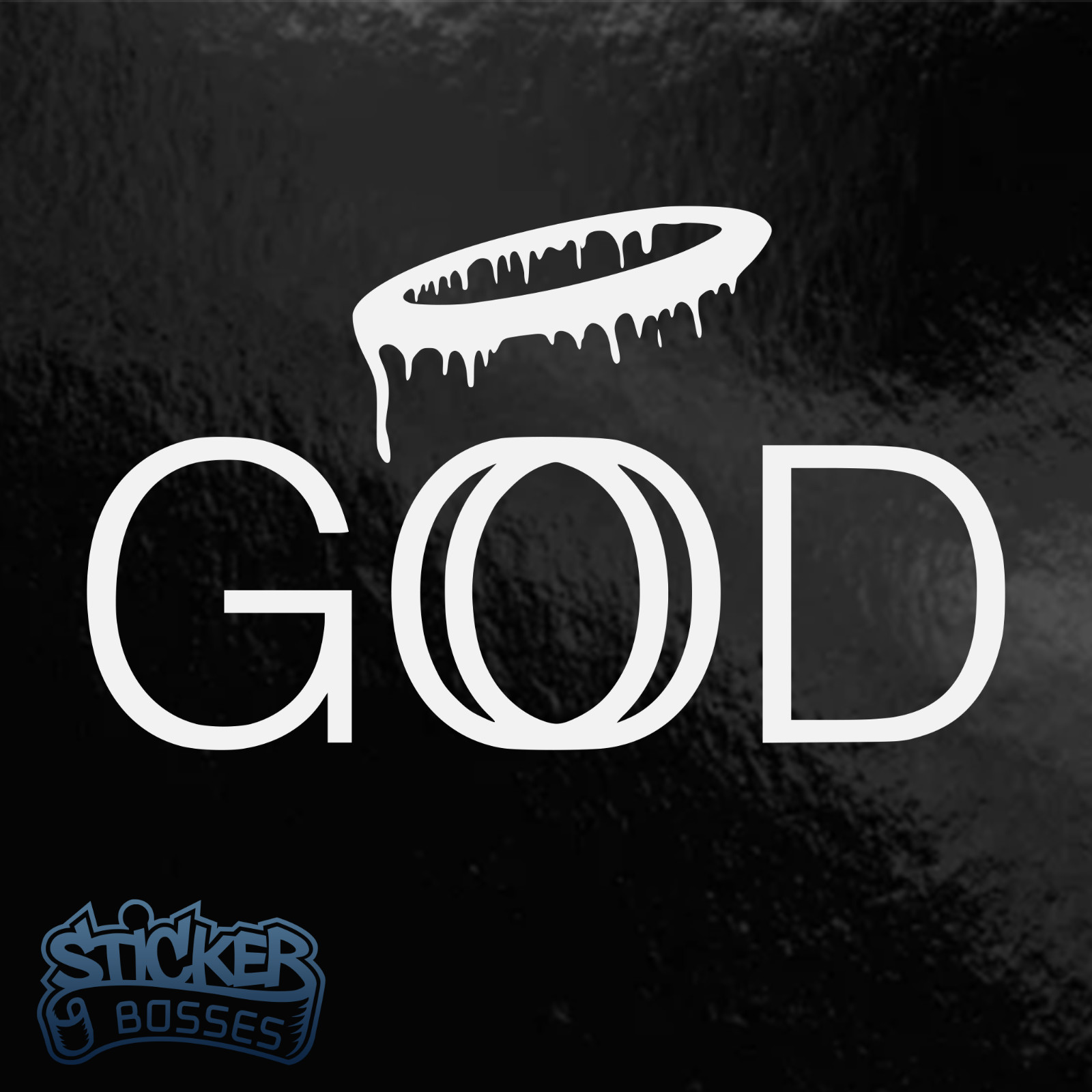 God Drip Halo Faith Vinyl Decal Sticker Car Inspirational
