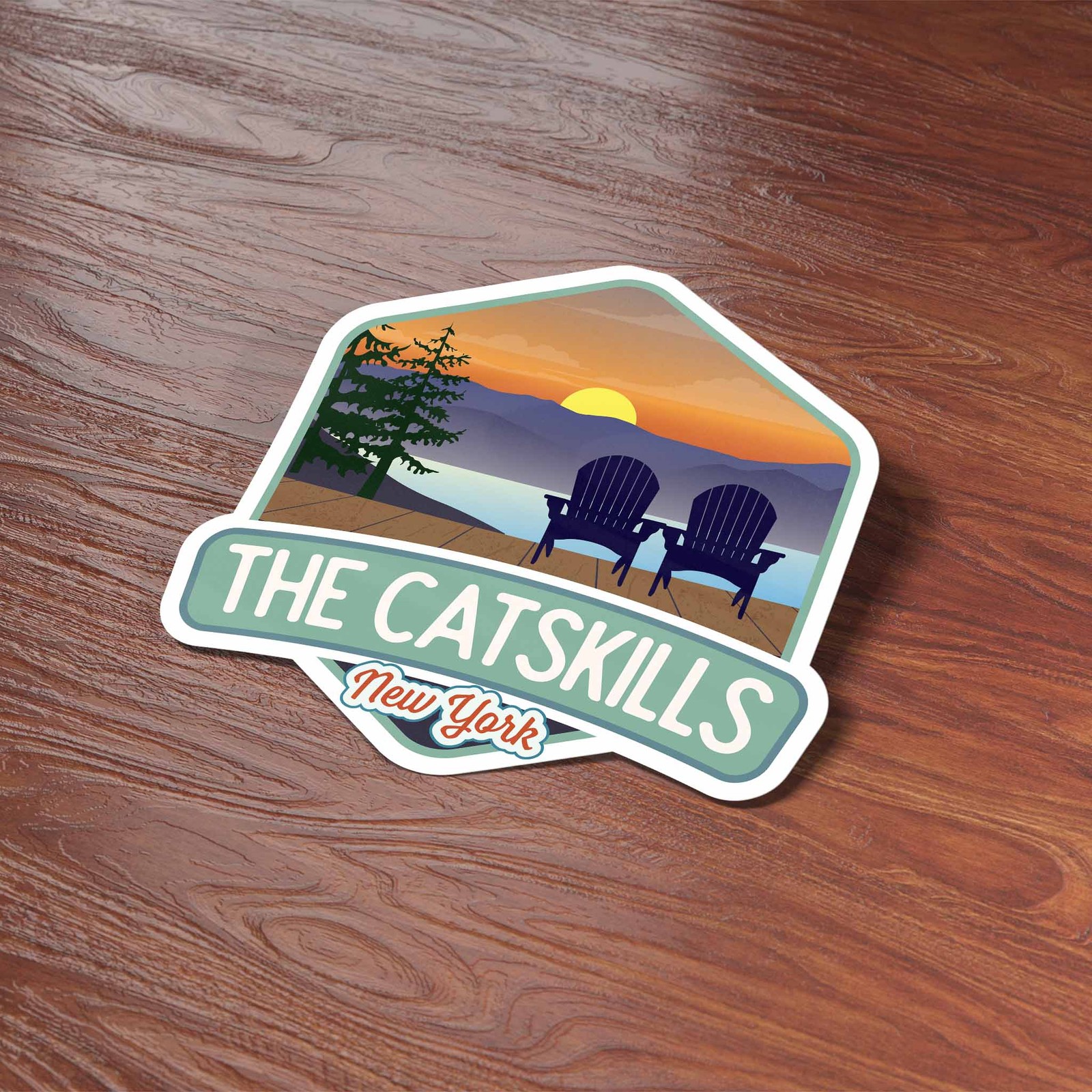 Catskill Mountains New York Sticker