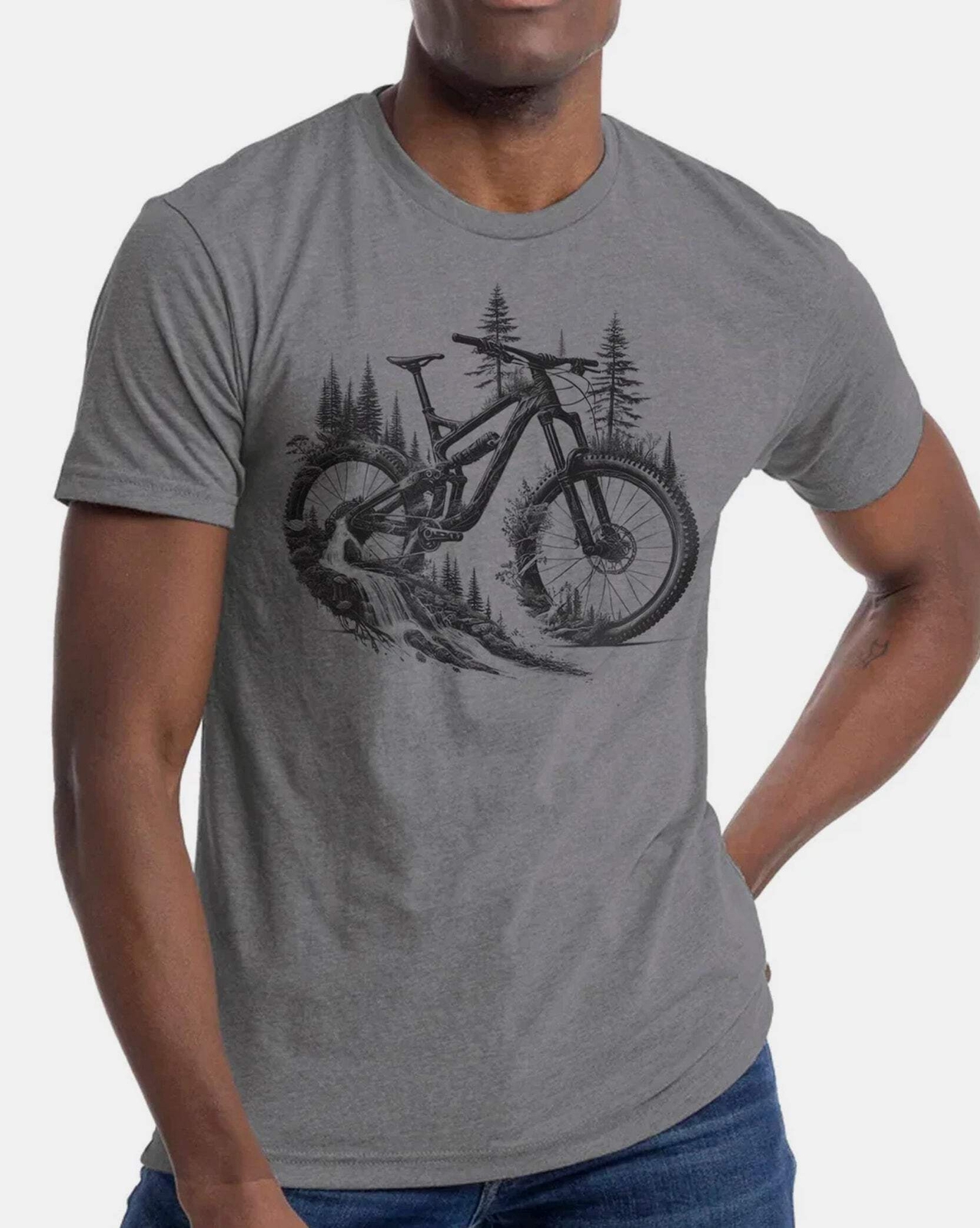 Men's Double Exposure Mountain Bike T-Shirt