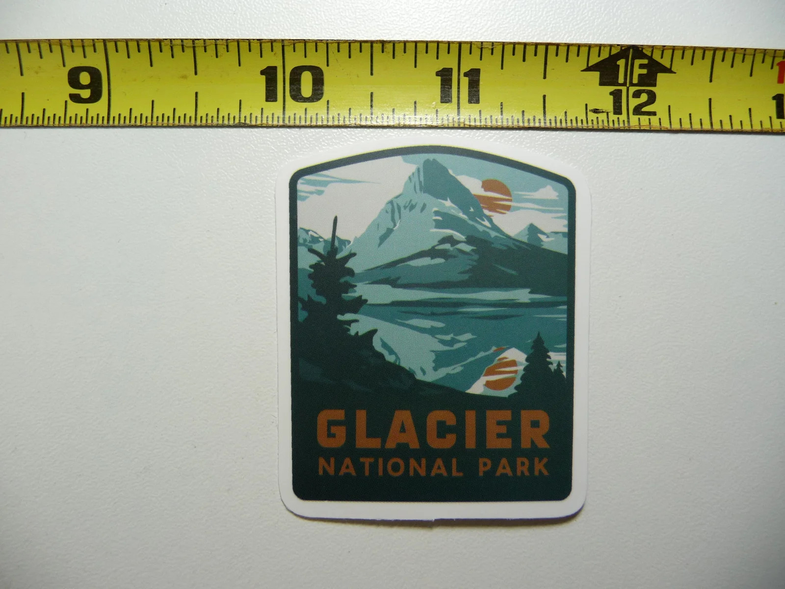 GLACIER NATIONAL PARK MONTANA #9 SMALL STICKER DECAL HIKING CAMPING NATURE