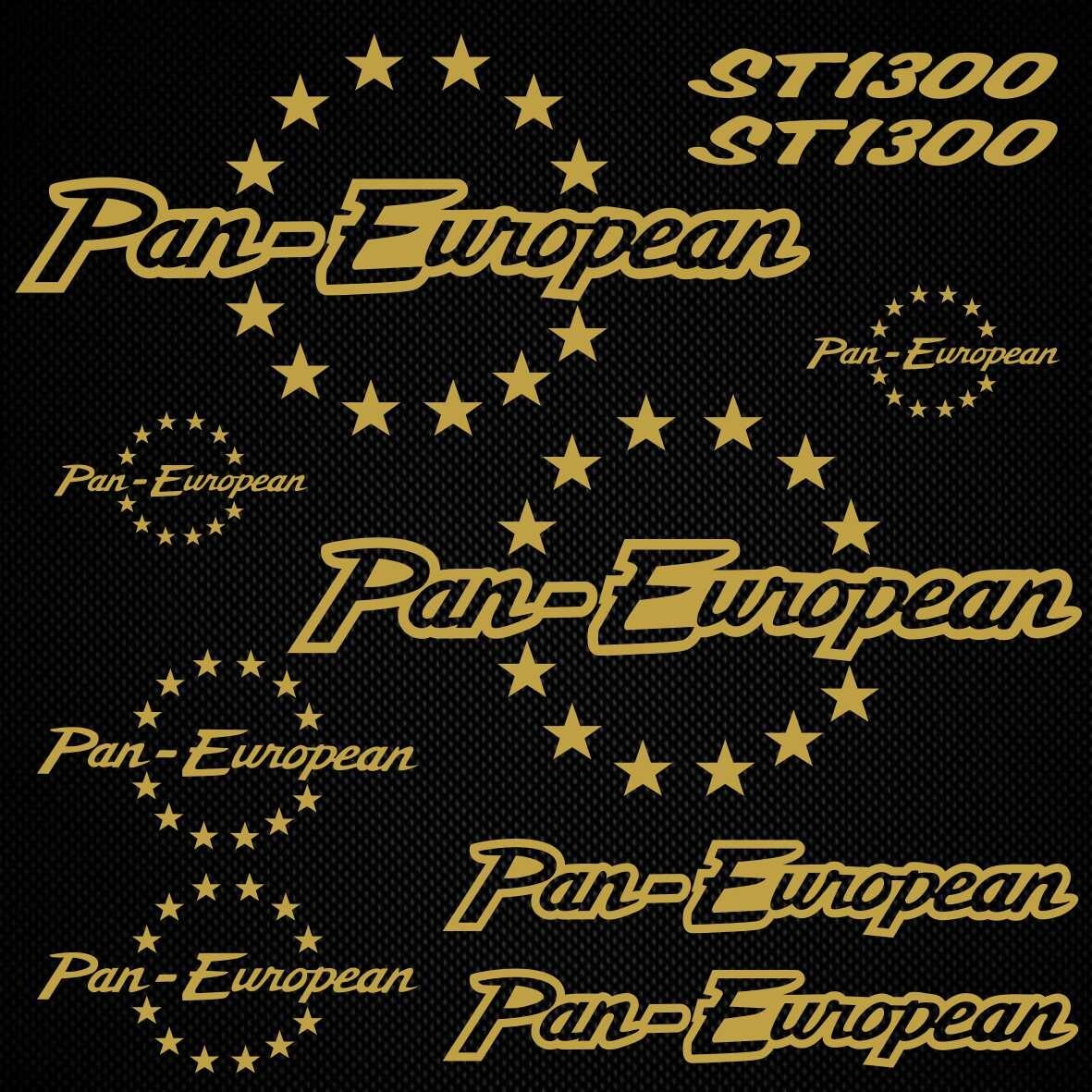 Pan European stickers ST 1300 decals for Honda motorcycle replica vinyl ORACAL