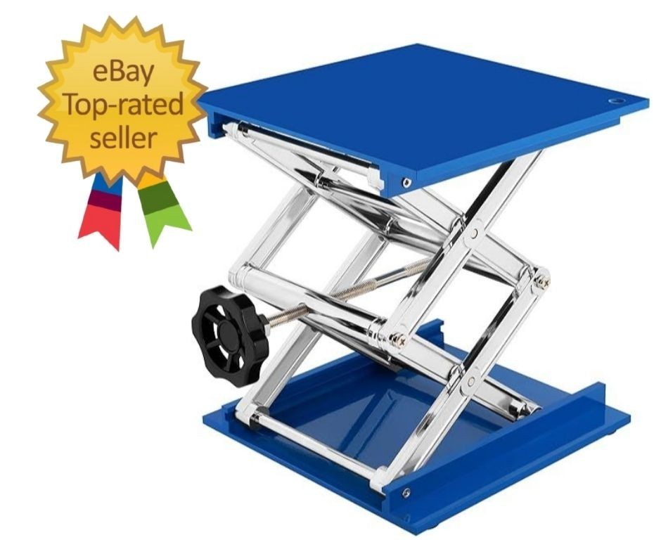 Jack Stand Platform 8" x 8", Laboratory Support Stand 200x200mm Manual Lab Lift