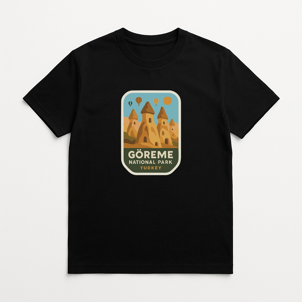 Göreme Turkey Iron On Heat Transfer Vinyl HTV Die-Cut World National Parks