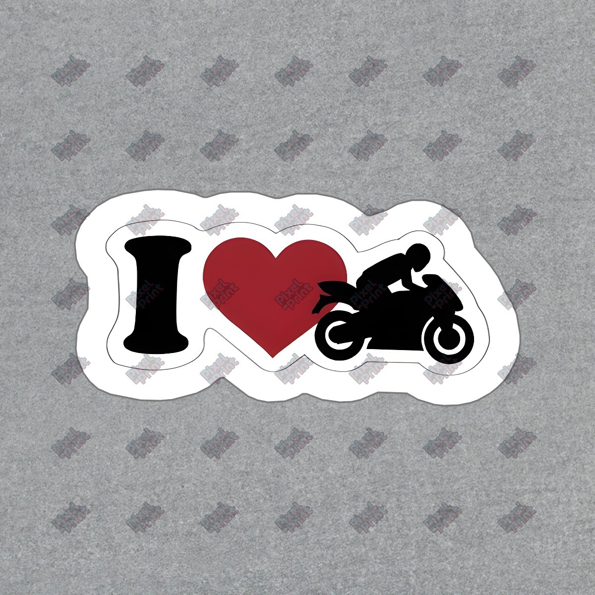 I Love Motorcycles Vinyl Sticker Decal Biker Enthusiast Gift #474645