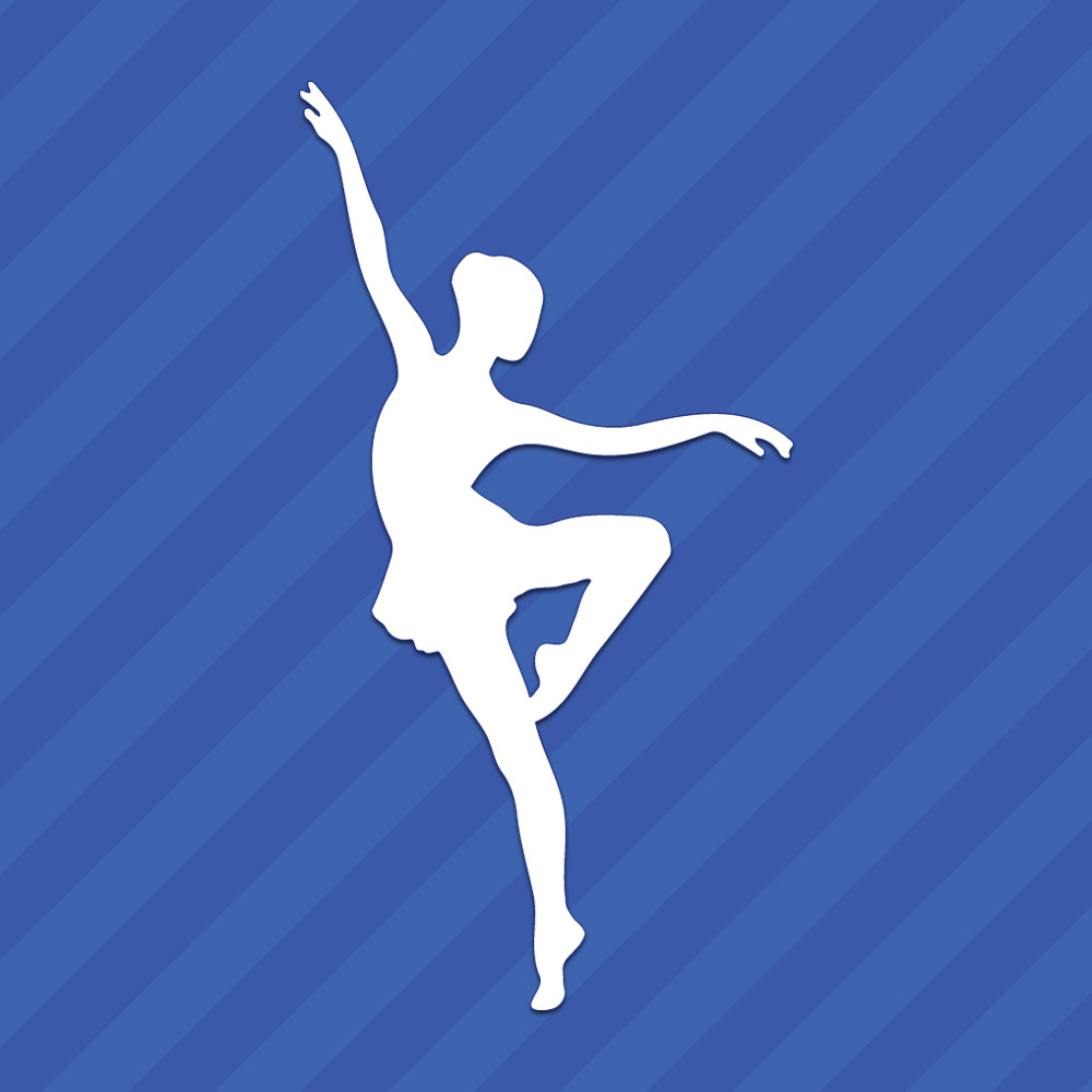 Ballet Dancer Vinyl Decal Sticker Ballerina