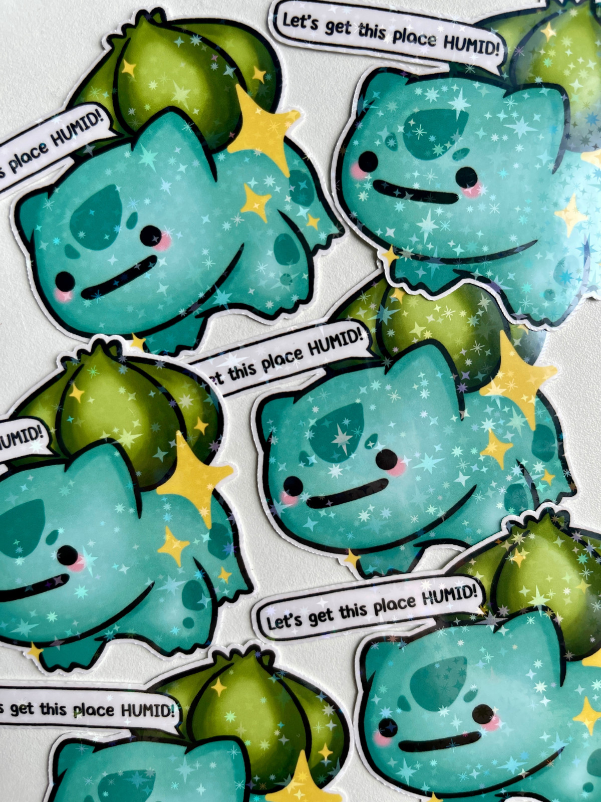 Bulbasaur Sticker, Cute Vinyl Die Cut Sticker, Pokemon Sticker