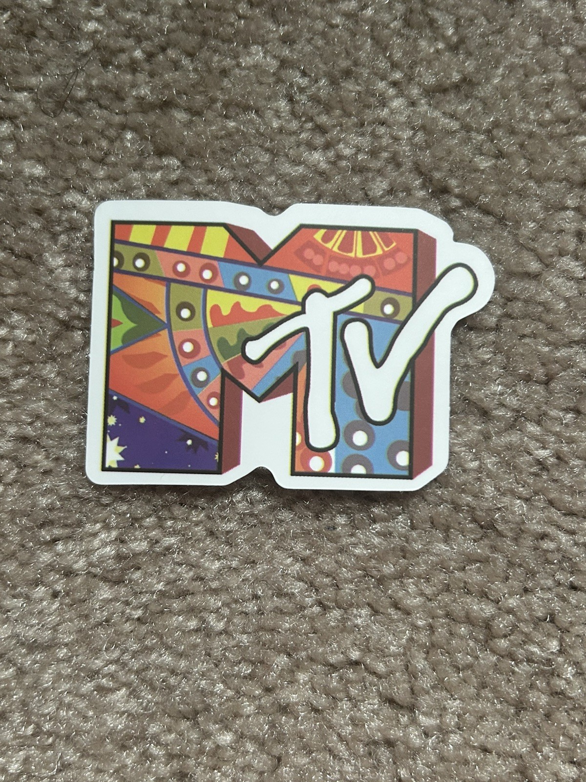 MTV Logo Sticker Bomb Vinyl Laptop Waterbottle Luggage Decal