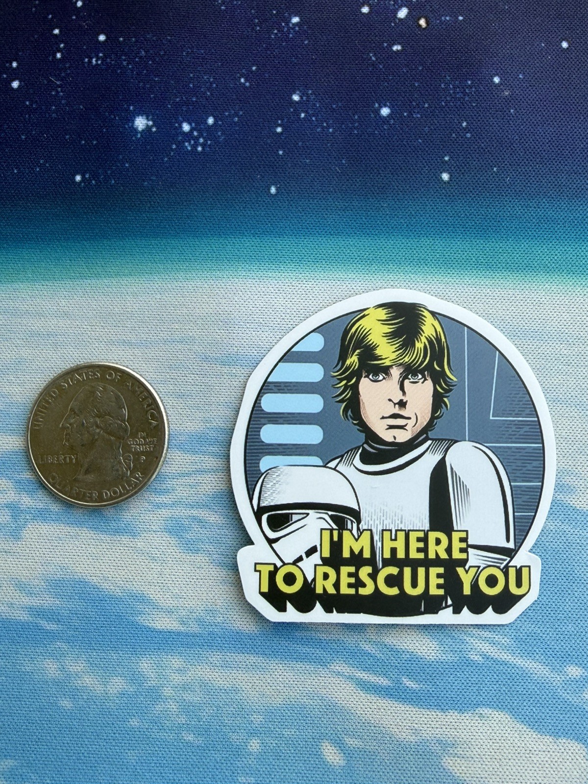 Luke Skywalke Star Wars Die-Cut Vinyl Sticker Pop Art Decal For Laptop Car Windo