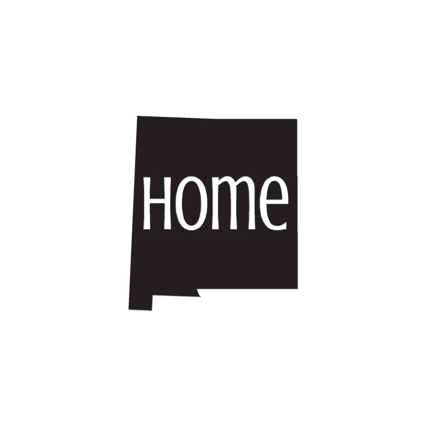 New Mexico Home State – Vinyl Decal Sticker – Multiple Colors & Sizes – ebn3833