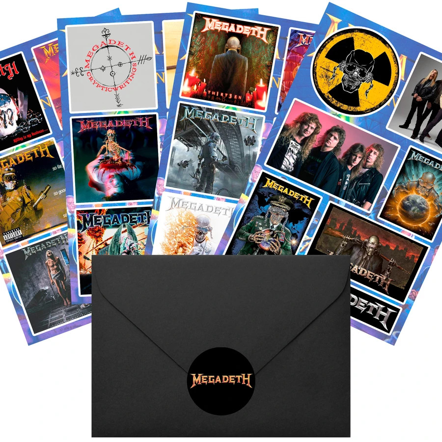 Megadeth Stickers Rust In Peace Peace Sells Countdown To Extinction Youthanasia