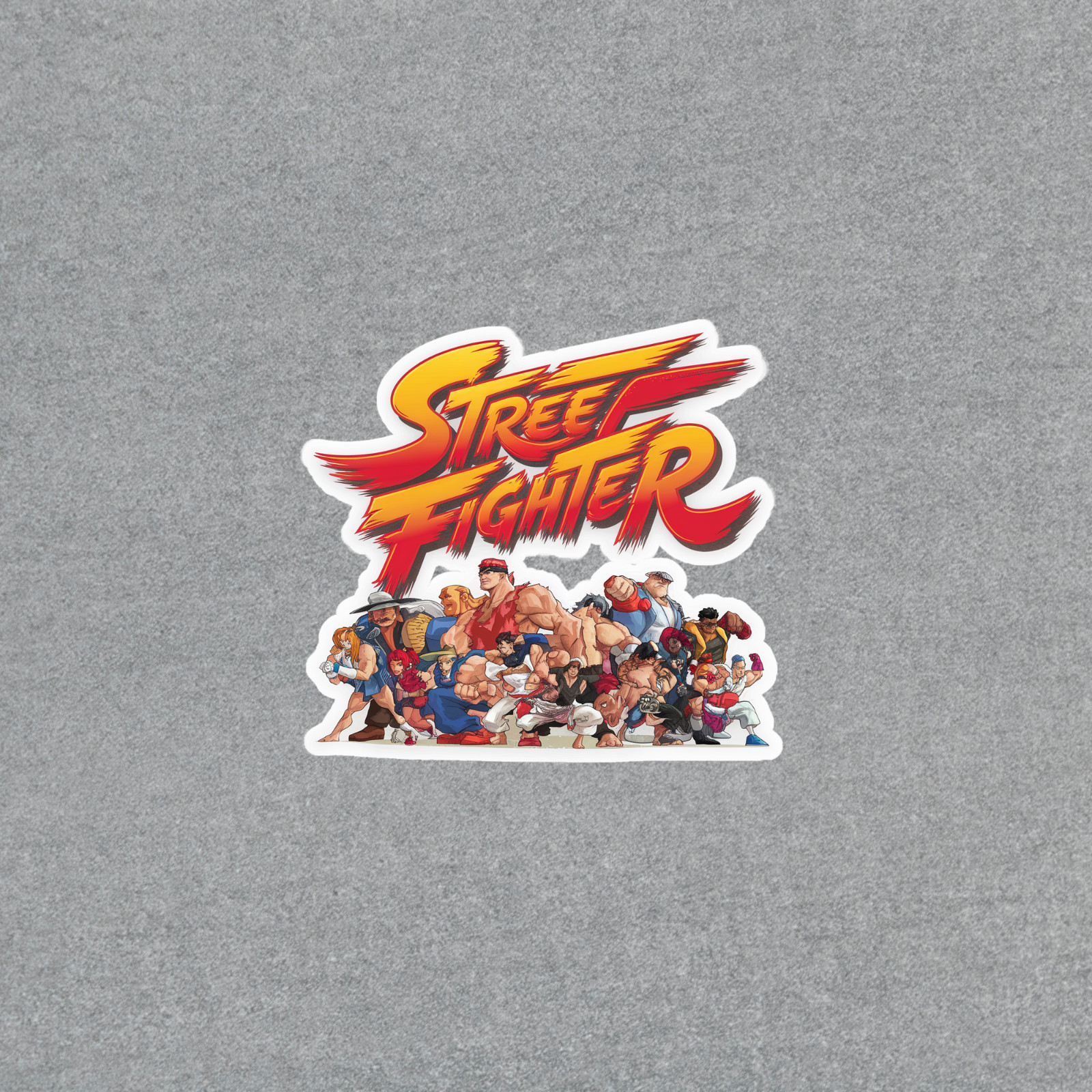 Street Fighter Video Game Retro Sticker Decal for Gamers & Fans #5066